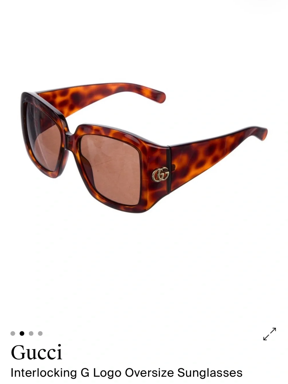 Gucci Women's Tortoiseshell Sunglasses - Brown